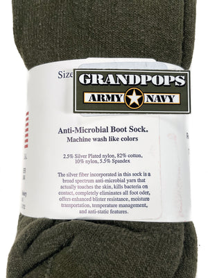 OD Green USAO Anti-Microbial Socks 3Pair Made in USA