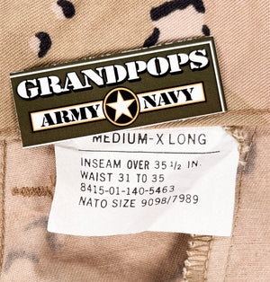 U.S. Military Chocolate Chip 6 Color Desert Camo BDU Pants Size M-XL Various Dates