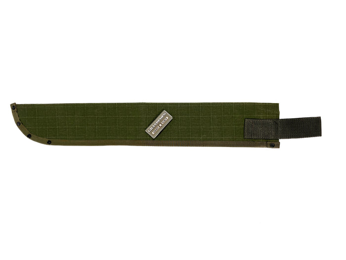 U.S. MILITARY STYLE REPRO OD GREEN RIP-STOP CANVAS 21" MACHETE SHEATH *NEW*