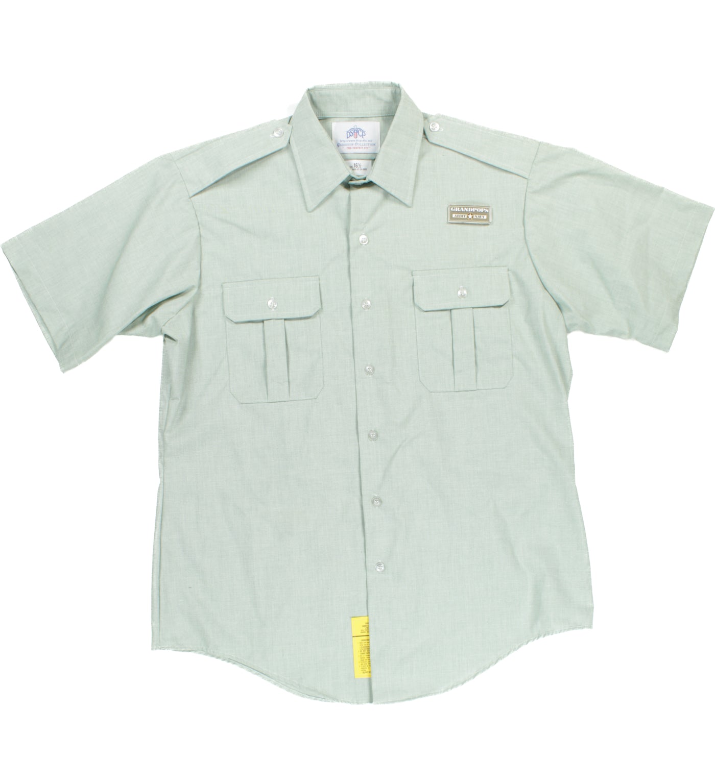 U.S. Army Man's Short Sleeve AG-415 Poly/cotton Class A Dress Shirt NE GRANDPOPSARMYNAVY U.S. Army Man's Short Sleeve AG-415 Poly/cotton Class A Dress Shirt NE GRANDPOPSARMYNAVY