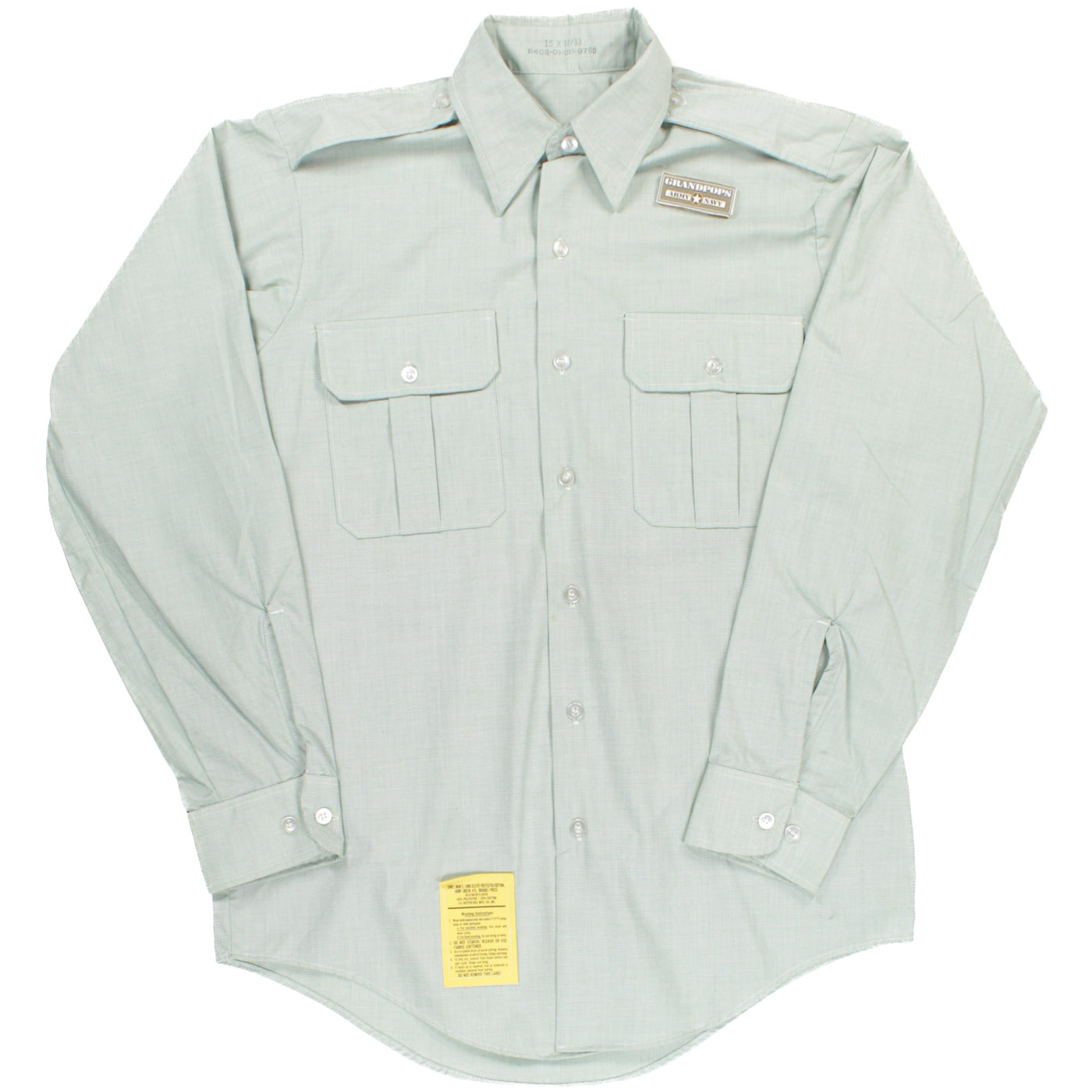 army long sleeve dress shirt AGSU Male Officer Long Sleeve Shirt