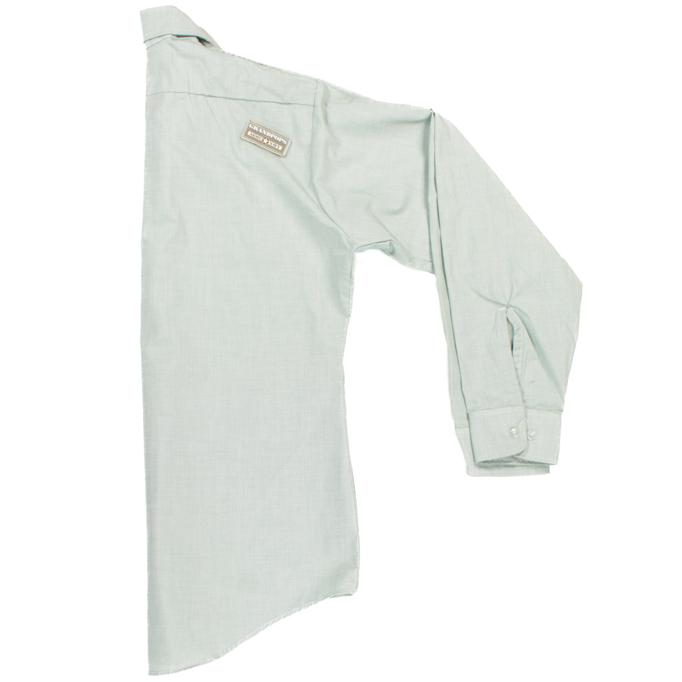 army long sleeve dress shirt Male Army Gray Long Sleeve Shirt