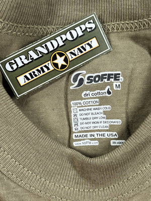 AR 670-1 Soffe Military Shirt 100% Cotton Ring Spun Crew Necks 3 Pack Tan 499