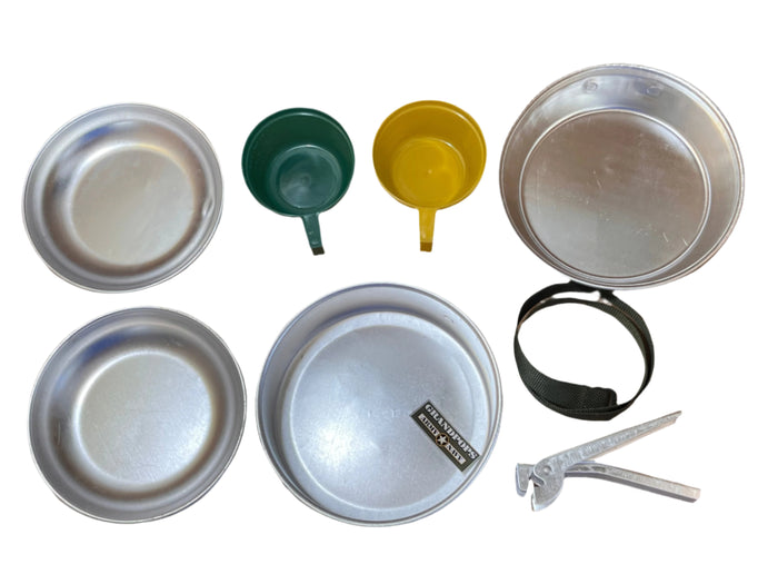 Camping 2 Person 7pc Aluminum Cook Set