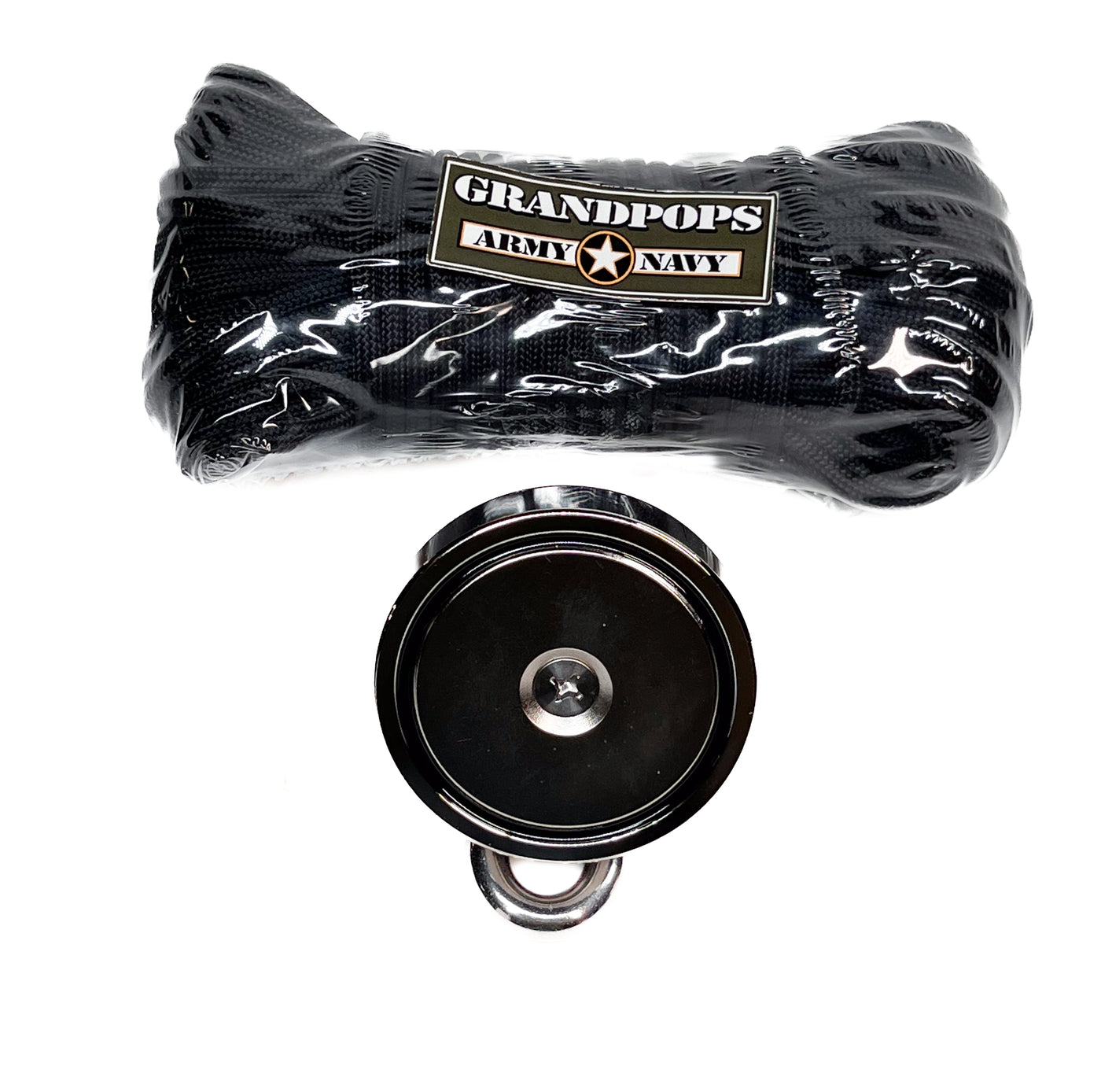 army and navy fishing reels 400 LBS Strength Magnet Fishing Kit W/ 60' Paracord – GRANDPOPSARMYNAVY