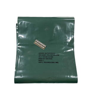U.S. Military OD Green Waterproof Plastic Rifle Storage Bag Size 55"X10"