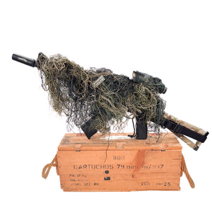 Lightweight Woodland Sniper Rifle Ghillie Wrap