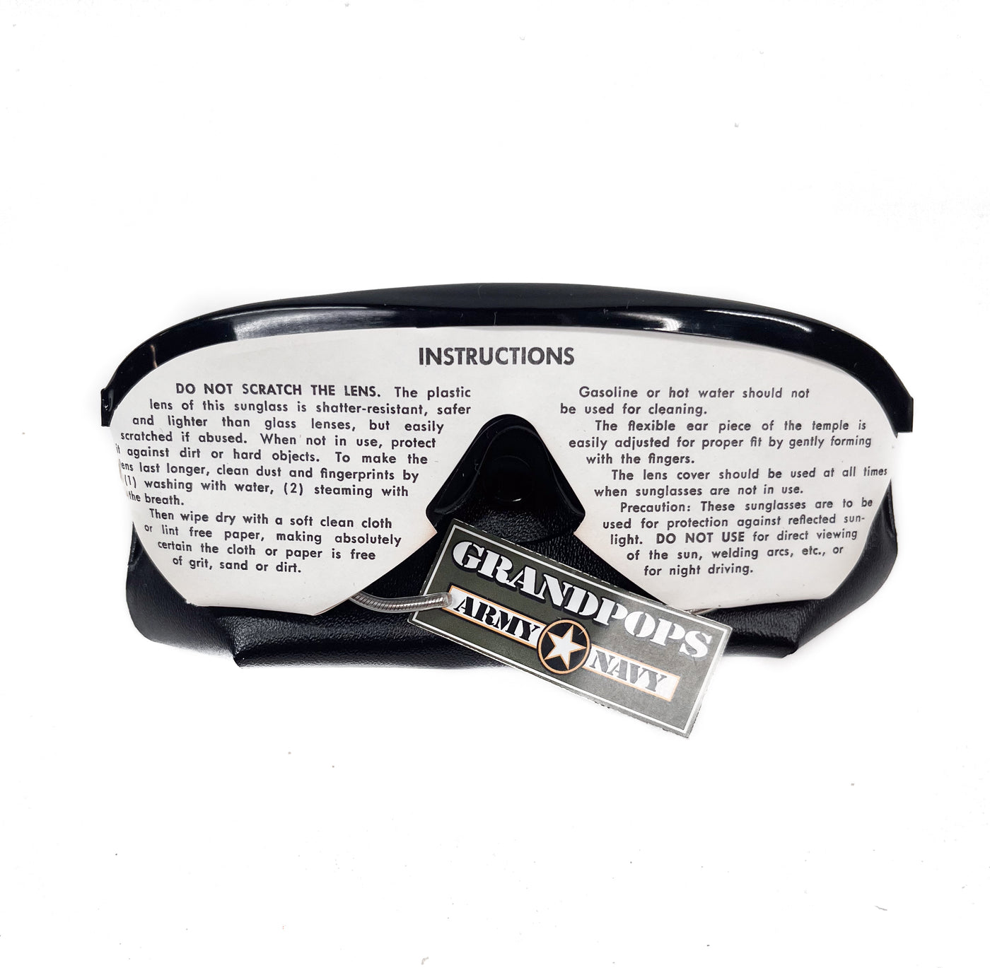 vietnam goggles U.S. Vietnam War Original Issued Sunglasses w/ Case Dated 1974 NOS