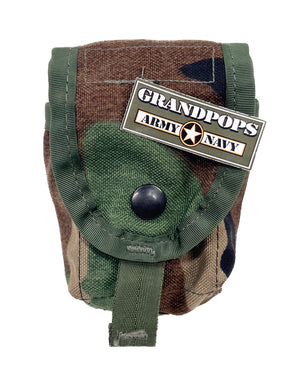 U.S. GI M81 Woodland MOLLE Grenade/ General Purpose Pouch USED