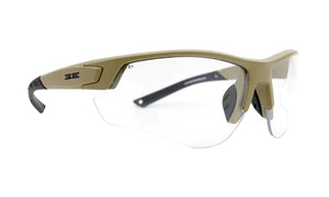 Epoch Grunt Tan 100% UVA/UVB Protection Clear SunGlasses