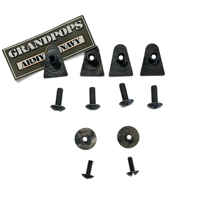 U.S. Military Original Black Metal PASGT Replacement Hardware 12PC Kit