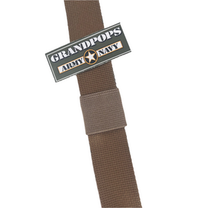 Coyote Brown 10pc Elastic 1" Gear Tie/ Strap Band USA MADE