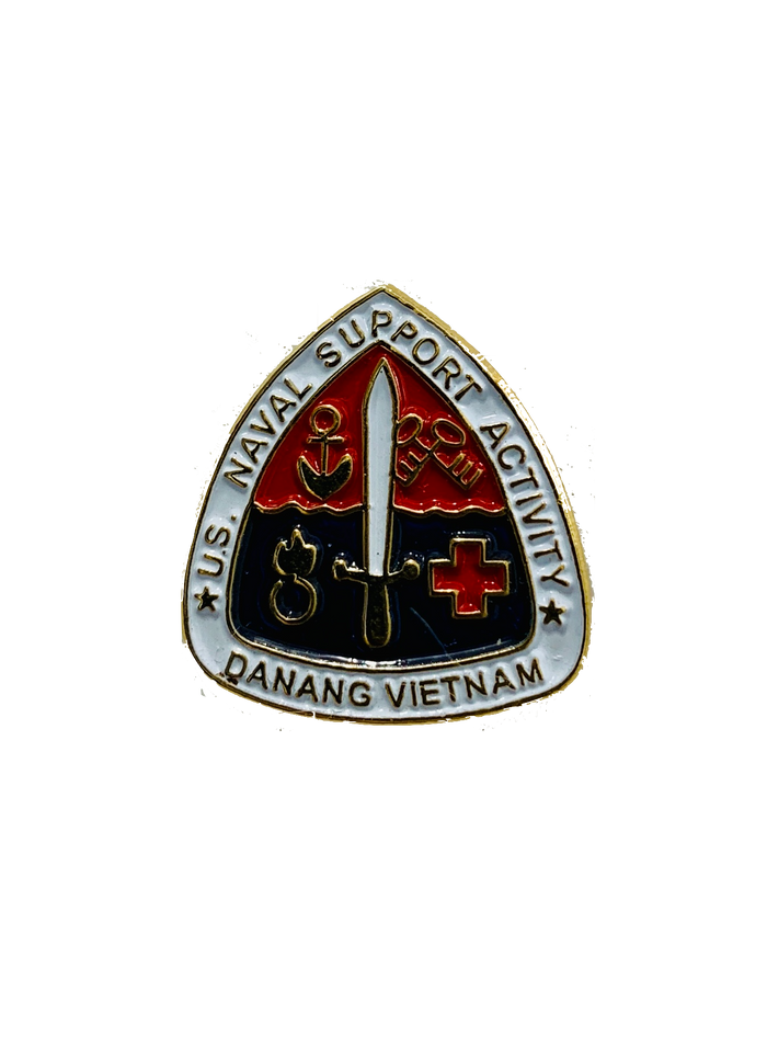 USN Naval Support Activity Danang Vietnam Pin