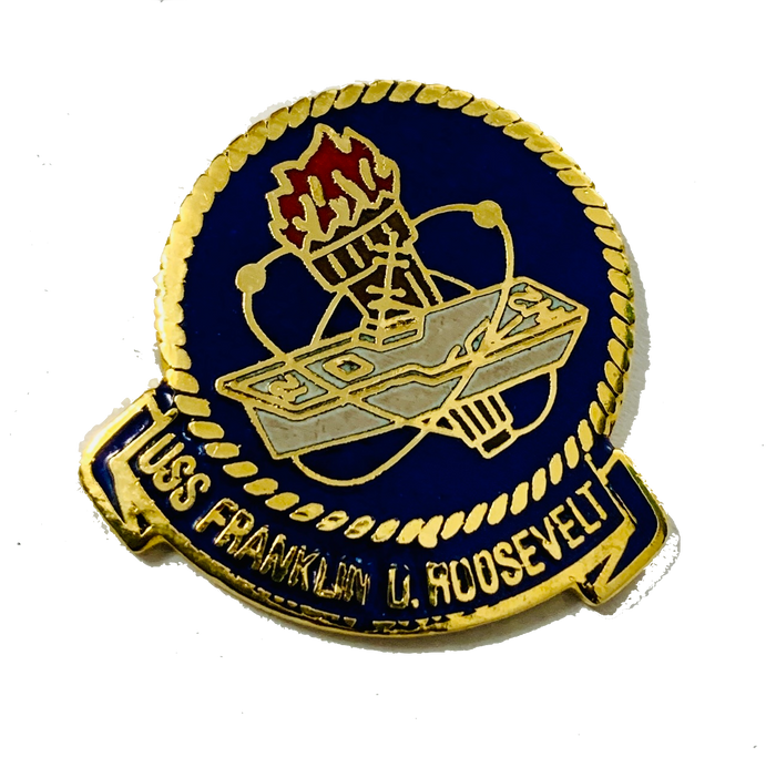 USS Franklin D. Roosevelt Aircraft Carrier Pin