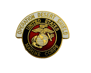 USMC Operation Desert Shield Pin