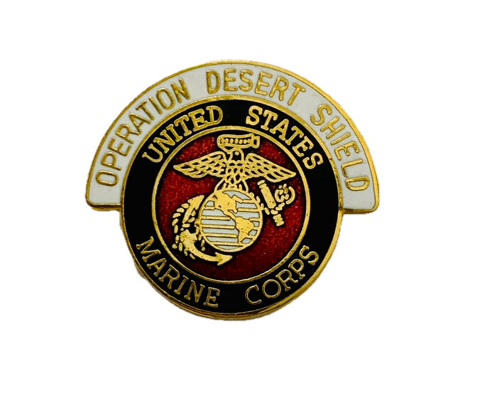 USMC Operation Desert Shield Pin