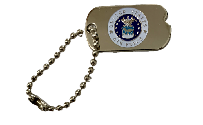 USAF Emblem Dog Tag Pin