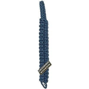 U.S. Army Light Blue Nylon Braided Infantry Shoulder Cord with a Grandpops Army Navy logo.