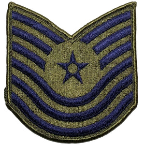U.S. Air Force Cold War Era Men's Master Sergeant (E-7) Subdued Rank Patch