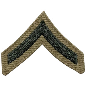 U.S. Marine Corps Private First Class (E-2) Summer Uniform Small Rank Patch