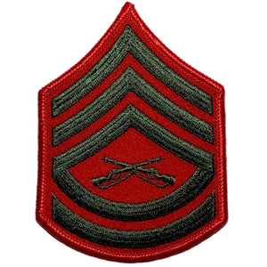 U.S. Marine Corps Women's Staff Sergeant (E-6) Alpha Dress Uniform Rank Patch