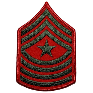 U.S. Marine Corps Women's Sergeant Major (E-9) Alpha Dress Uniform Rank Patch