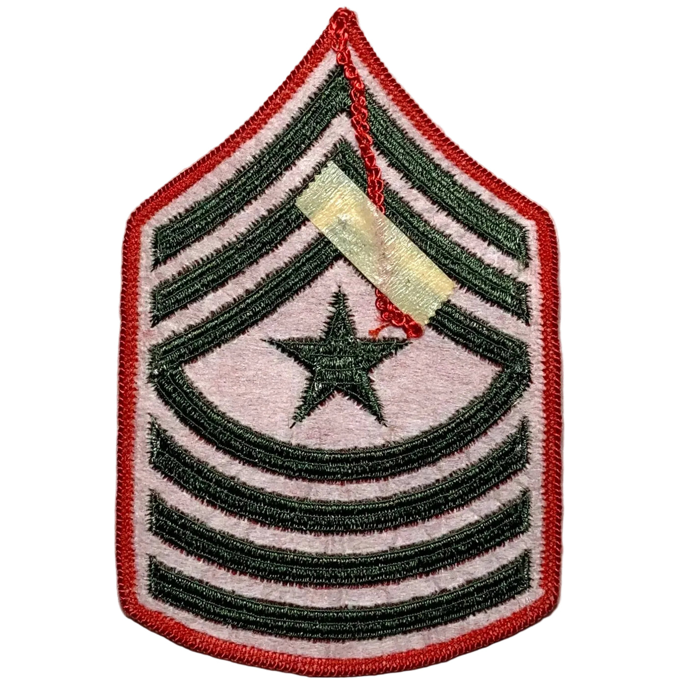 Eagle Emblems Rank - USMC E9 Sergeant Major - Clear