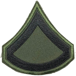 U.S. Army Men's Private First Class (E-3) Subdued Rank Patch