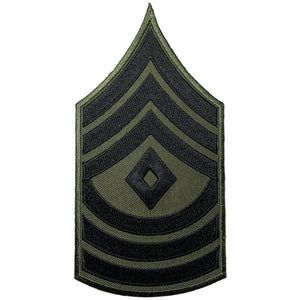 U.S. Army Men's First Sergeant (E-8) Subdued Rank Patch