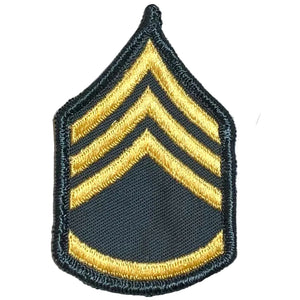 U.S. Army Mini Staff Sergeant (E-6) ASU Rank Patch