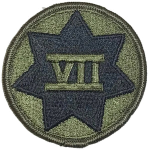 U.S. Army 7th Corps Subdued Patch
