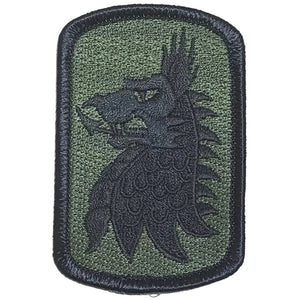U.S. Army 455th Chemical Brigade Subdued Patch Reproduction