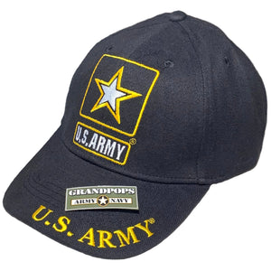 U.S. Army Black Low Profile Baseball Cap