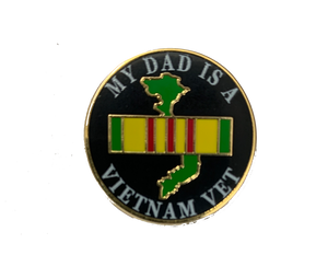 Vietnam (My Dad Is Vietnam Veteran) Pin