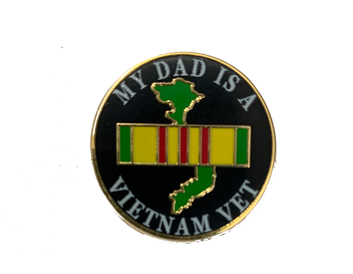 Vietnam (My Dad Is Vietnam Veteran) Pin