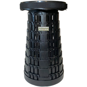 Black Portable Collapsable Stool