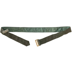 U.S. Marine Corps Cold War Era Green Wool Alpha Dress Uniform Belt & Buckle with a Grandpops Army Navy logo.