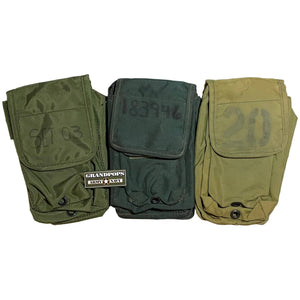 U.S. Military OD Green Nylon 2 Pocket General Purpose ALICE Pouches