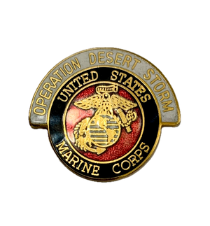 USMC Operation Desert Storm Pin