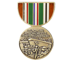 WWII European African Middle Eastern Campaign Medal Pin