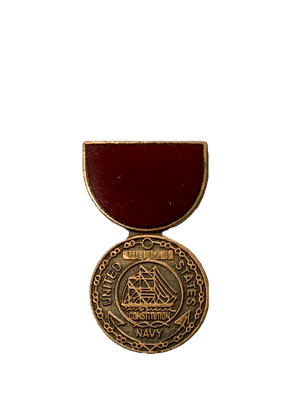 WWII USN Good Conduct Medal Pin