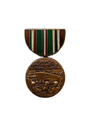 WWII European African Middle Eastern Campaign Medal Pin