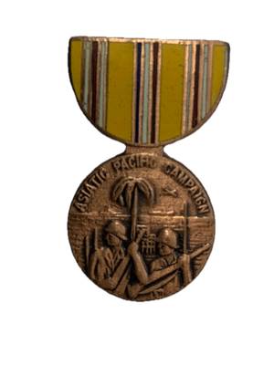 WWII Asiatic Pacific Campaign Medal Pin