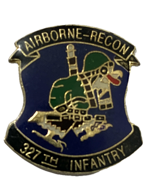 Vintage 327th Infantry Airborne-Recon Insignia Pin