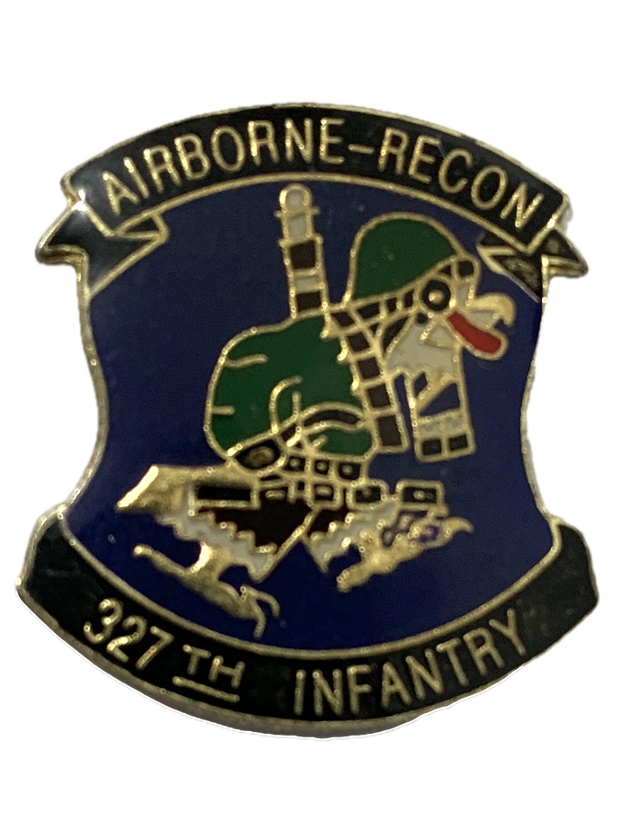 Vintage 327th Infantry Airborne-Recon Insignia Pin