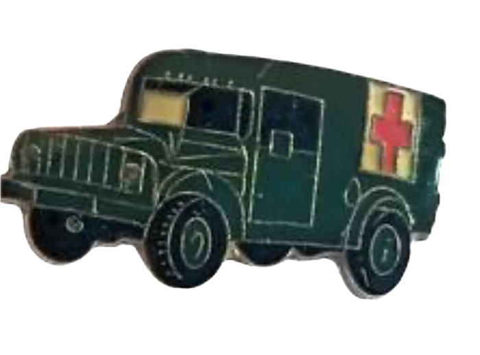 Kaiser Jeep M725  Military Ambulance Pin