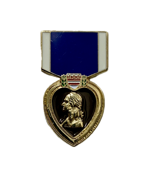 Purple Heart Medal Ribbon Pin