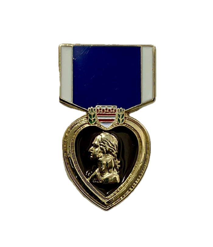 Purple Heart Medal Ribbon Pin