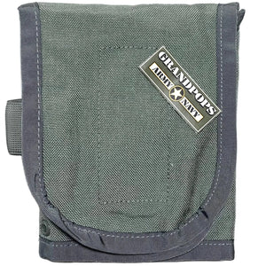 U.S. Military ACU UCP Foliage Green IFAK First Aid Pouch Individual Insert with a Grandpops Army Navy logo.