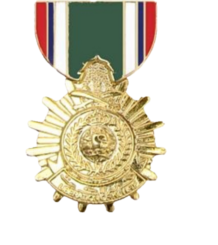 Kuwait Ribbons Military Vintage Kuwait Liberation (Saudi Arabia) Medal Ribbon Pin ...